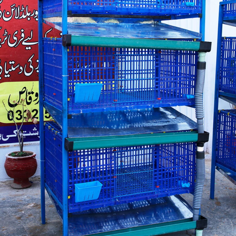 RABBIT PLASTIC CAGE 3x2 Size