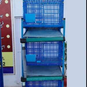 RABBIT PLASTICE CAGE 2×2 Size